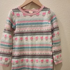 Gymboree Ice Dancer Fair Isle Cupcake Sweater Dress Toddler Girls
